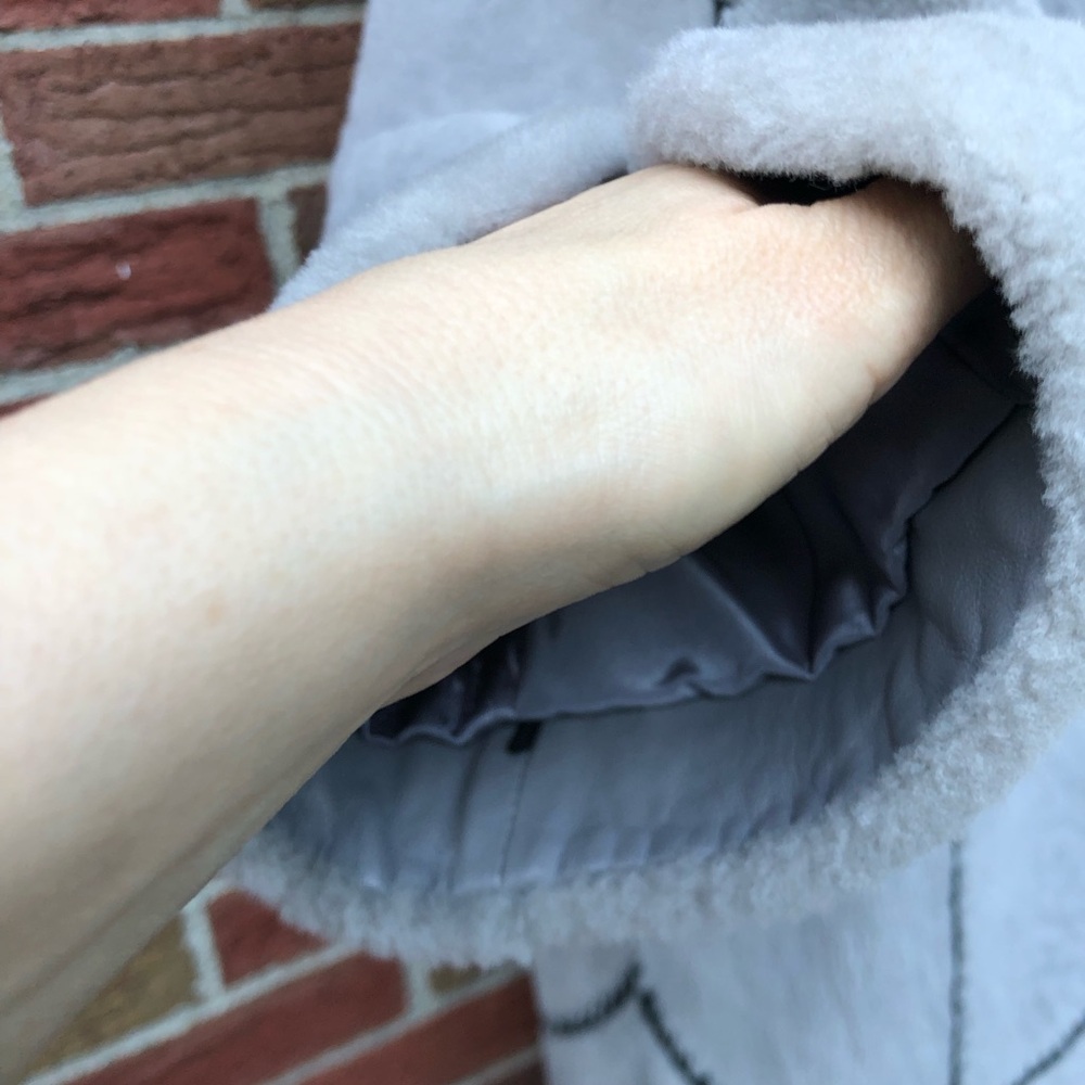 Sheepskin Fur Hooded Women's Coat. - Picture 6 of 14
